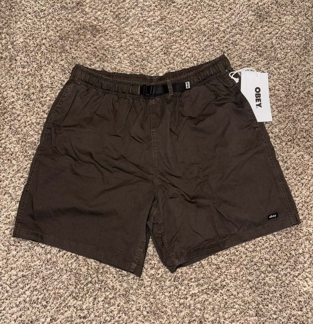 Obey Easy Gravel Trail Short - Rosin Faded Wash